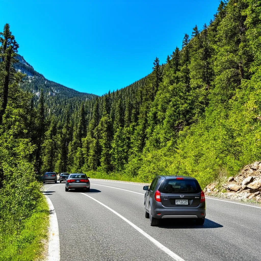 winding mountain road