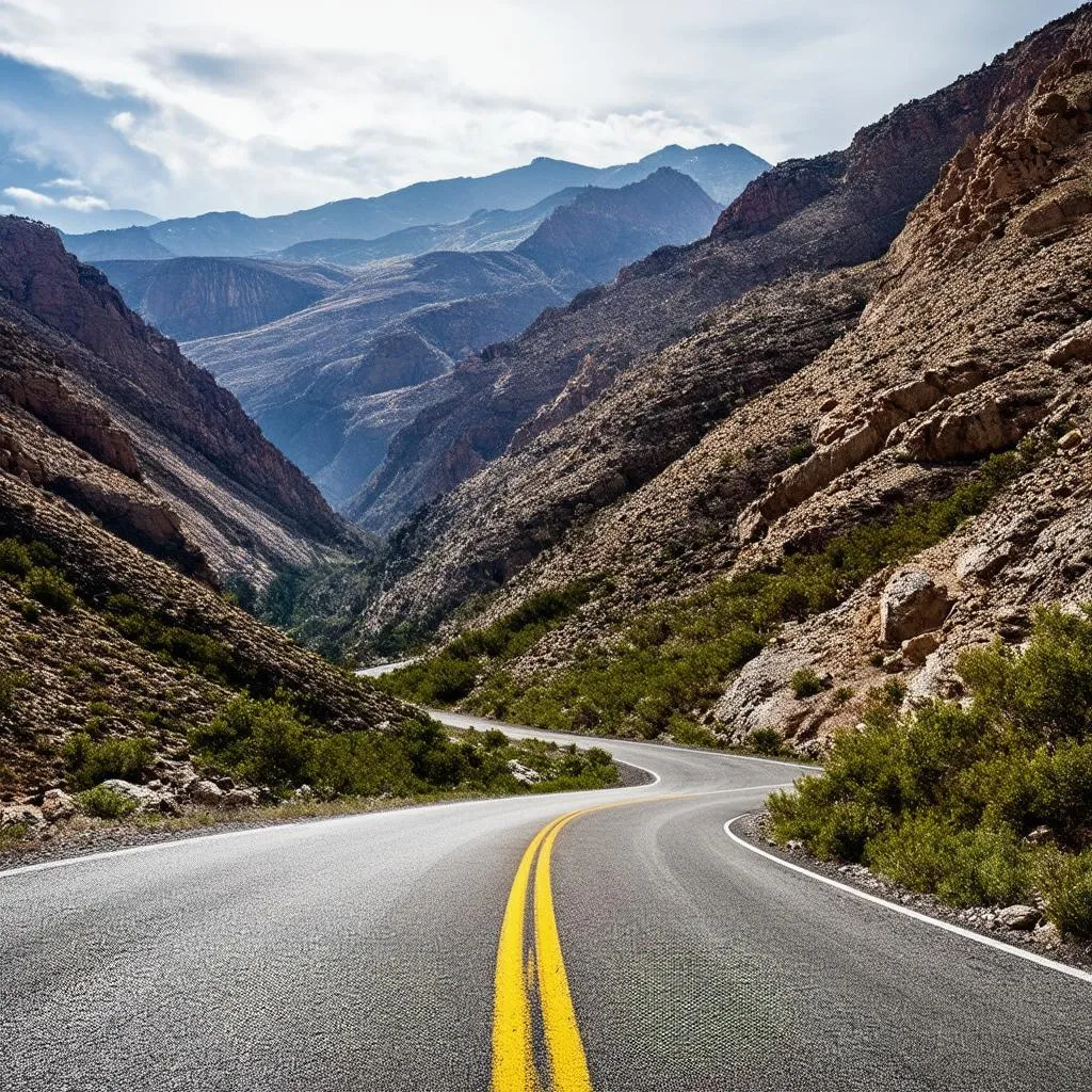 Scenic Mountain Road Trip