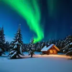 Finnish Lapland in winter