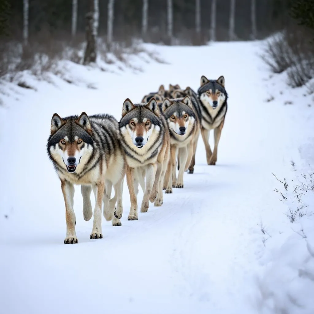 Wolf Pack Traveling