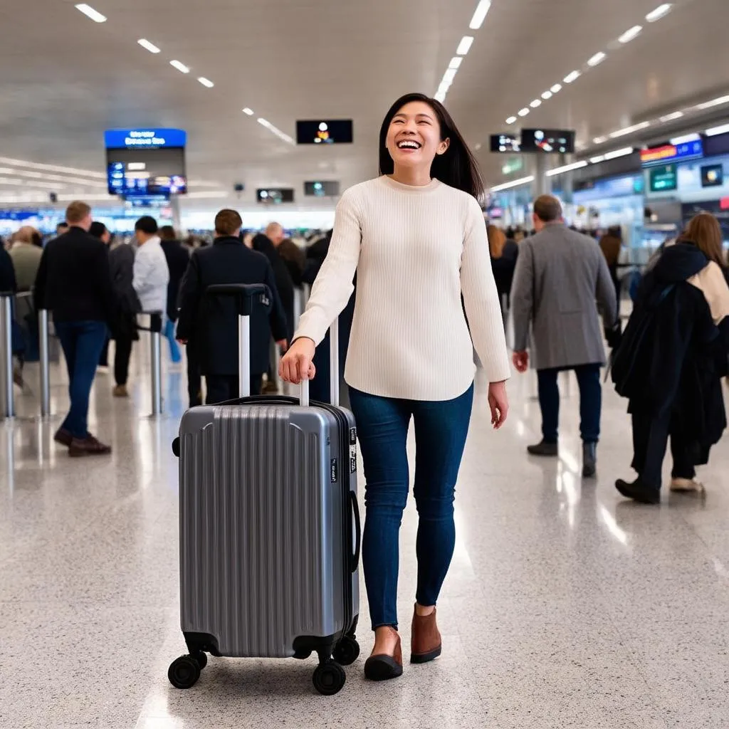 Woman at Airport