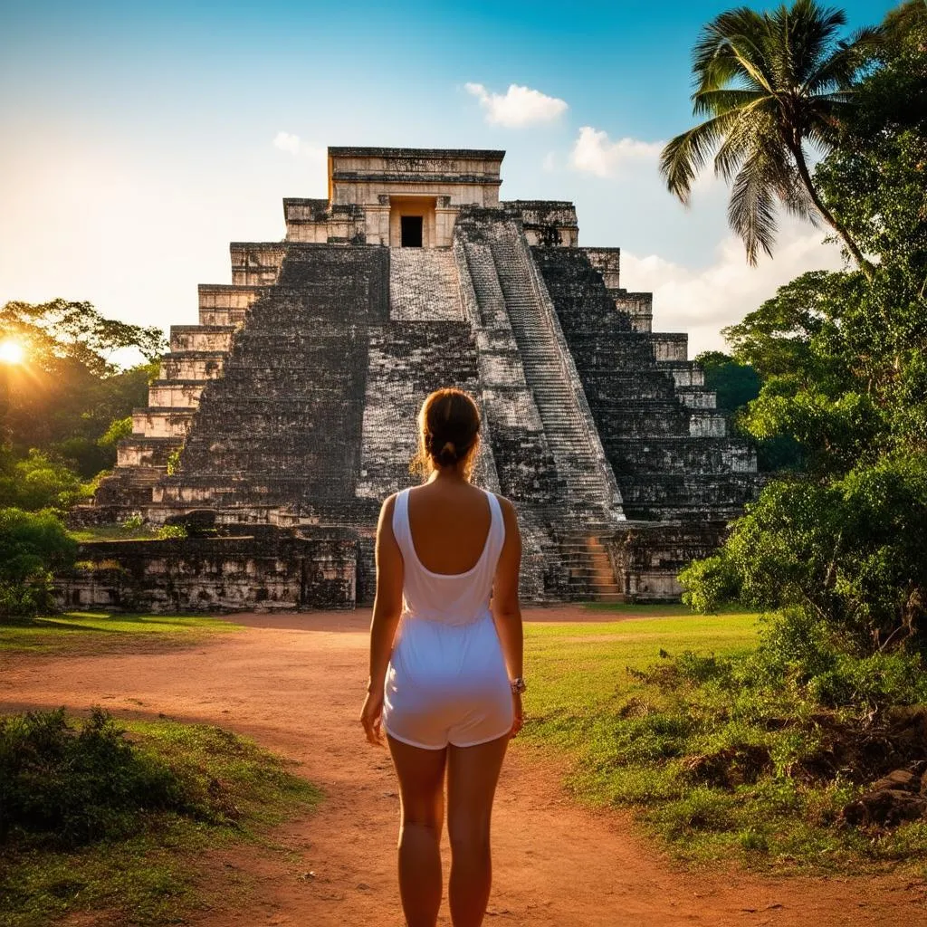 Mayan Ruins Tourist