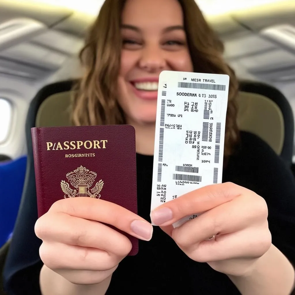 passport and boarding pass