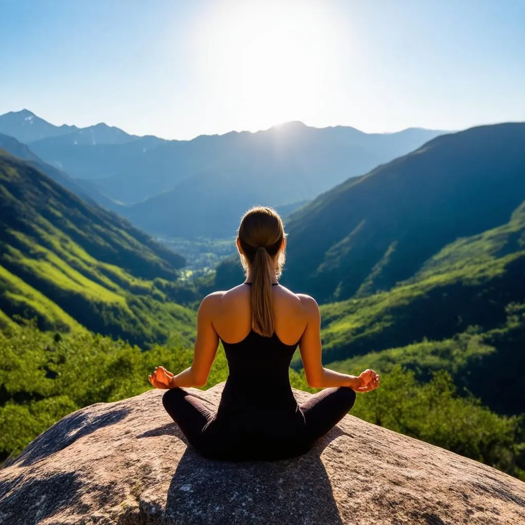 Woman Meditating