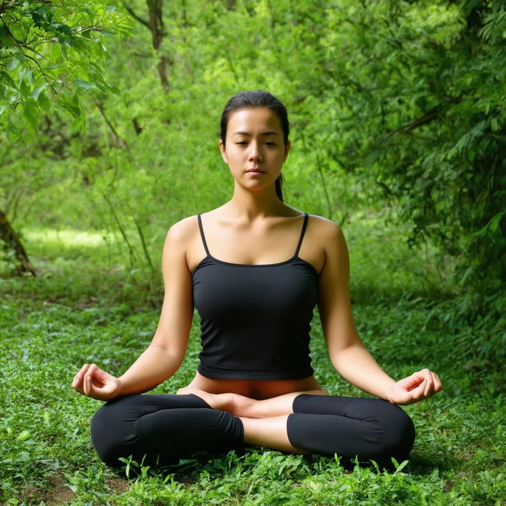 Woman Meditating