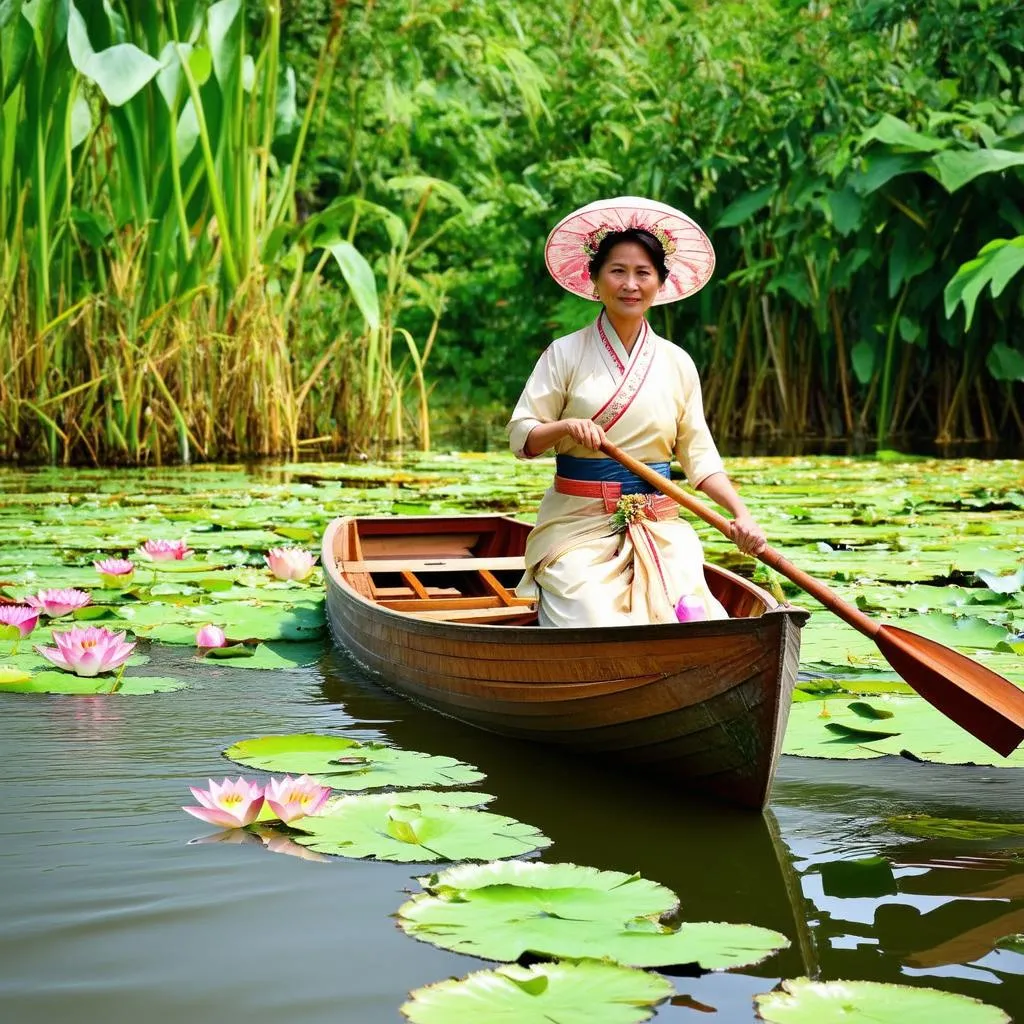 Lotus Village Boat Ride