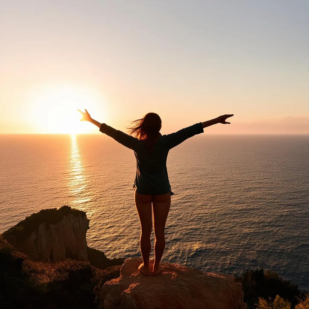 woman-on-cliff-ocean