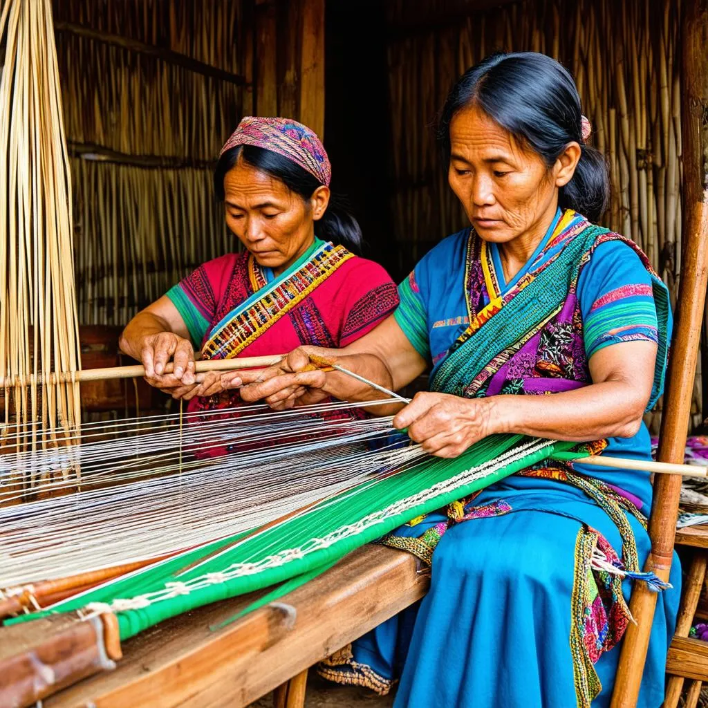 Traditional weaving techniques