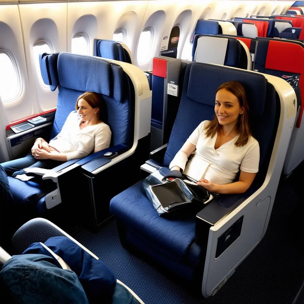 British Airways World Traveller Plus Cabin