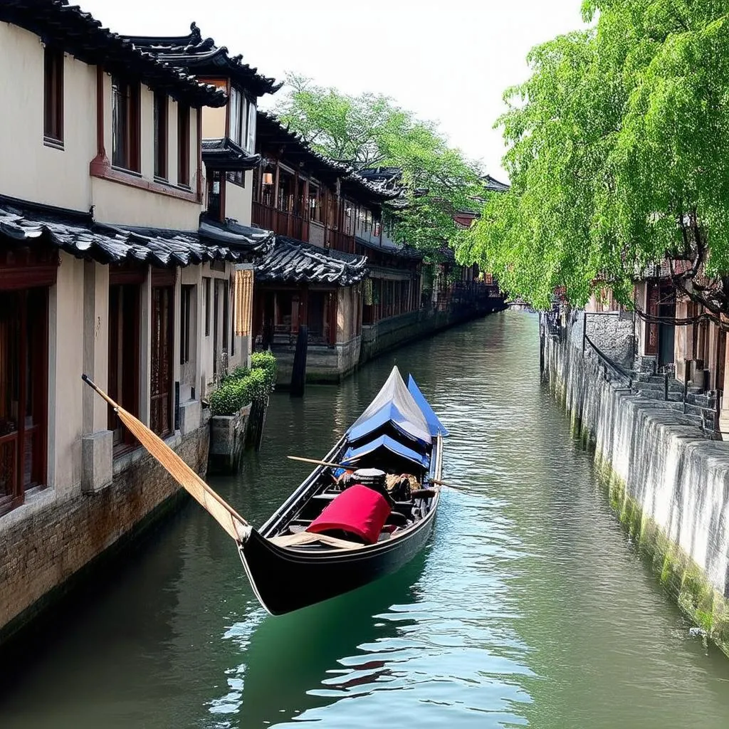 Wuzhen Canal Scene