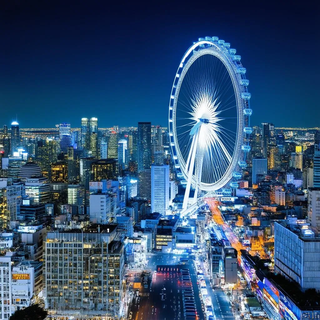 Yokohama Night Skyline