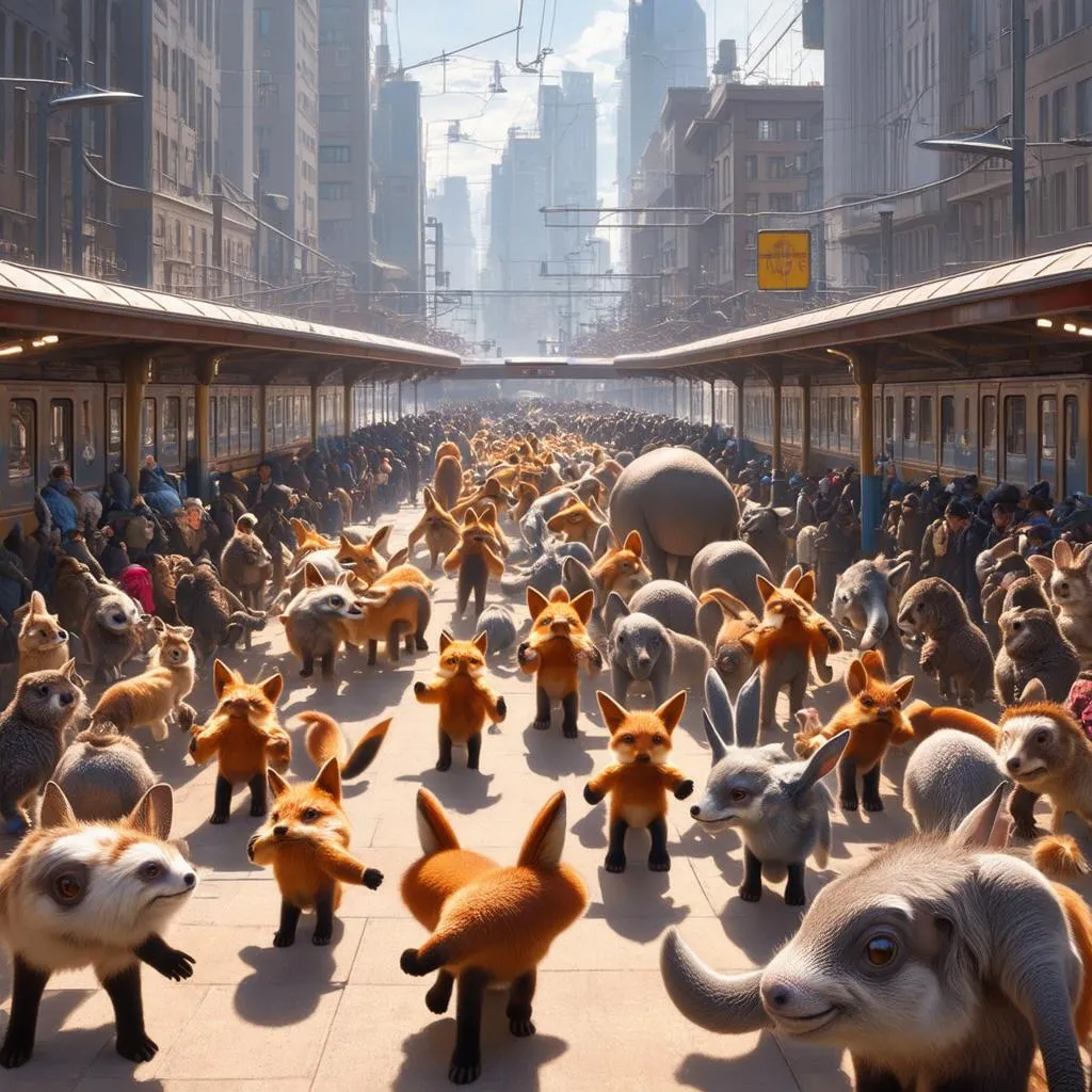 Zootopia Train Station