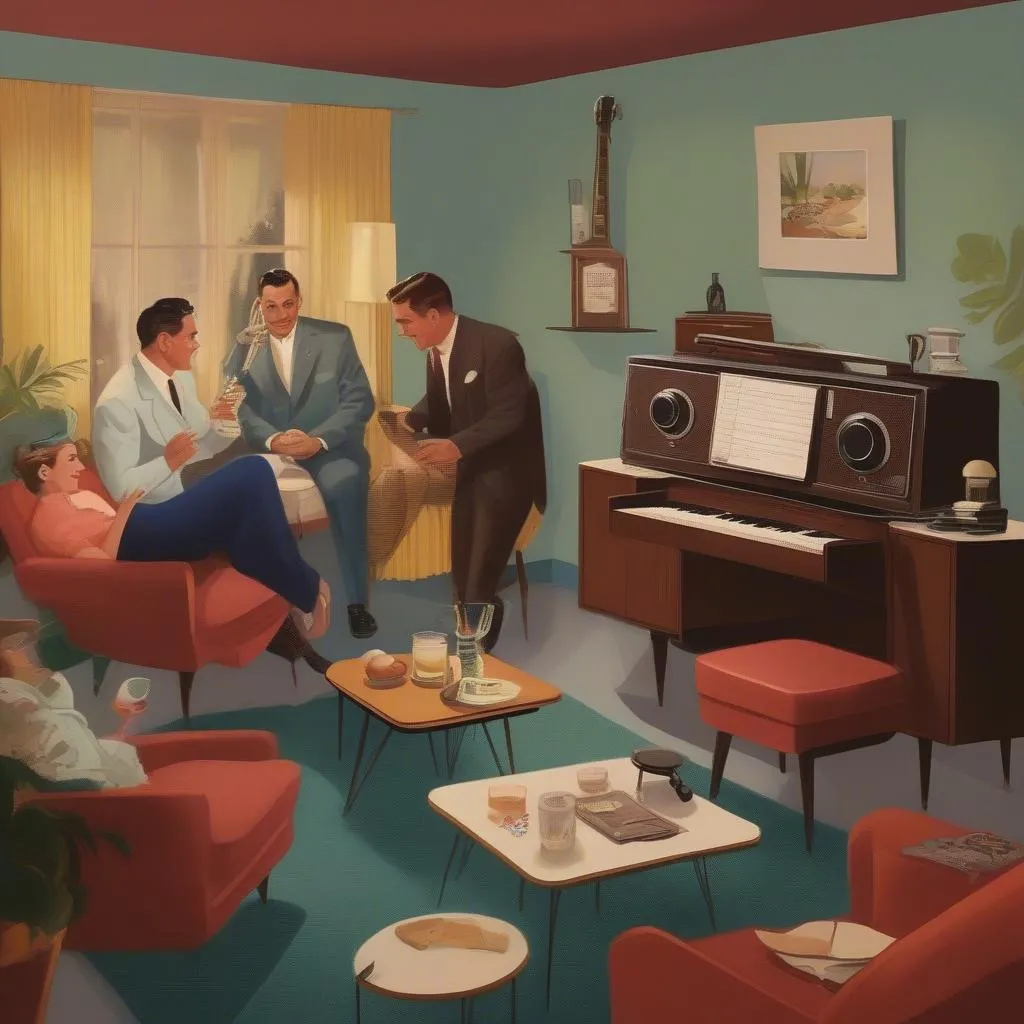 1950s Living Room