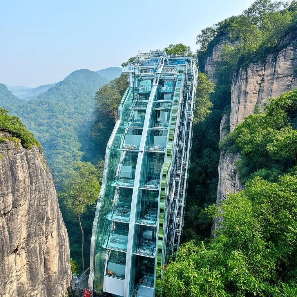 Bailong Elevator, Zhangjiajie