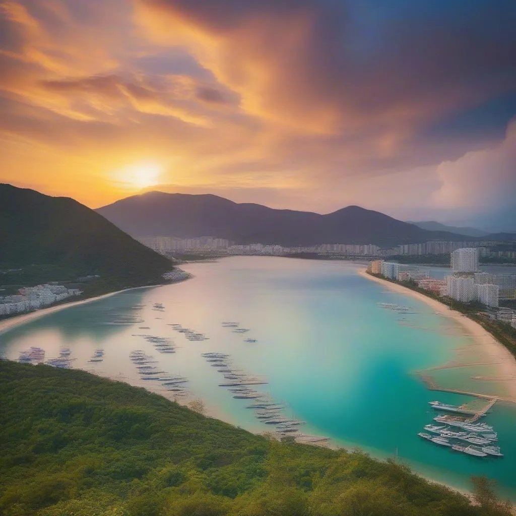 Sunrise over Nha Trang Bay