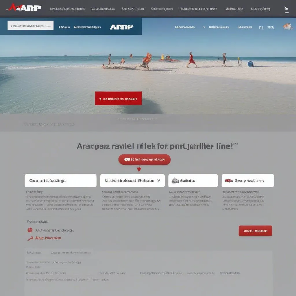 AARP Travel Platform Screenshot