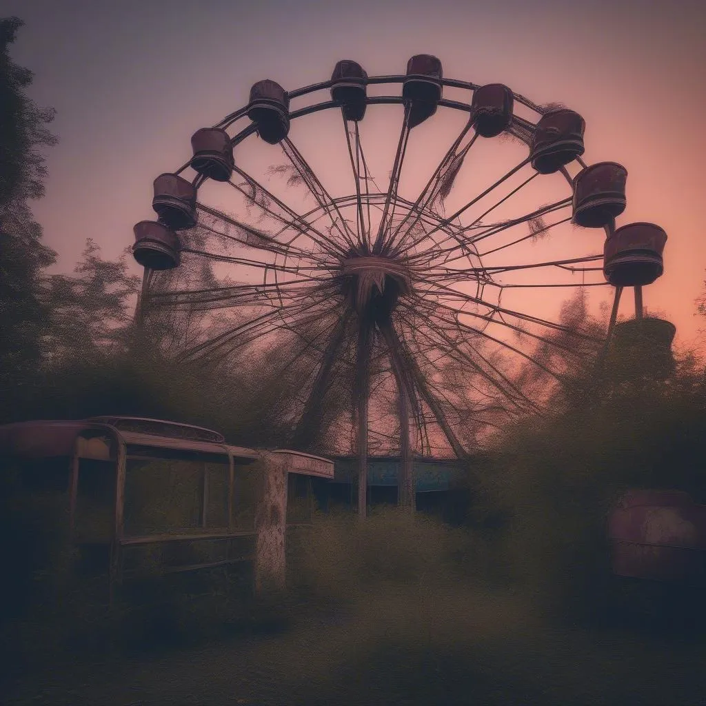 Eerie Abandoned Amusement Park