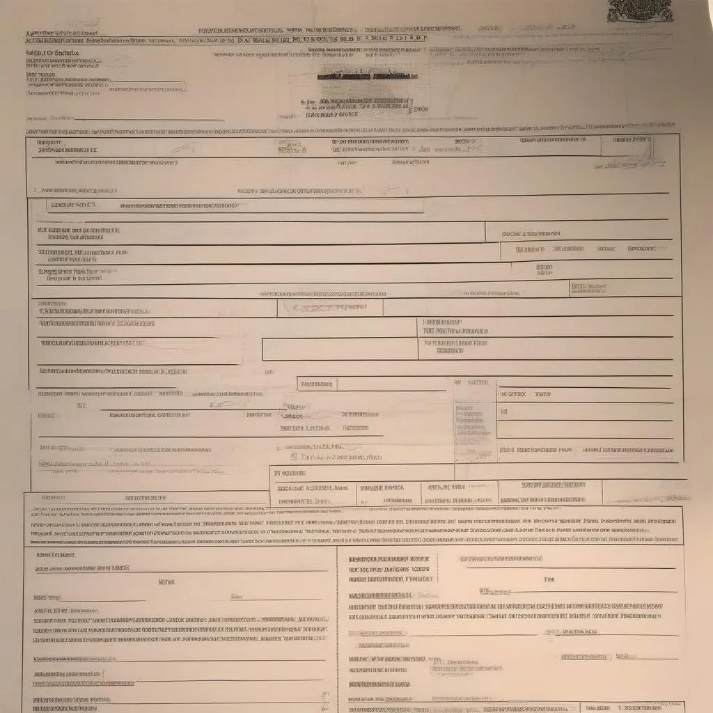 Afghan visa application form