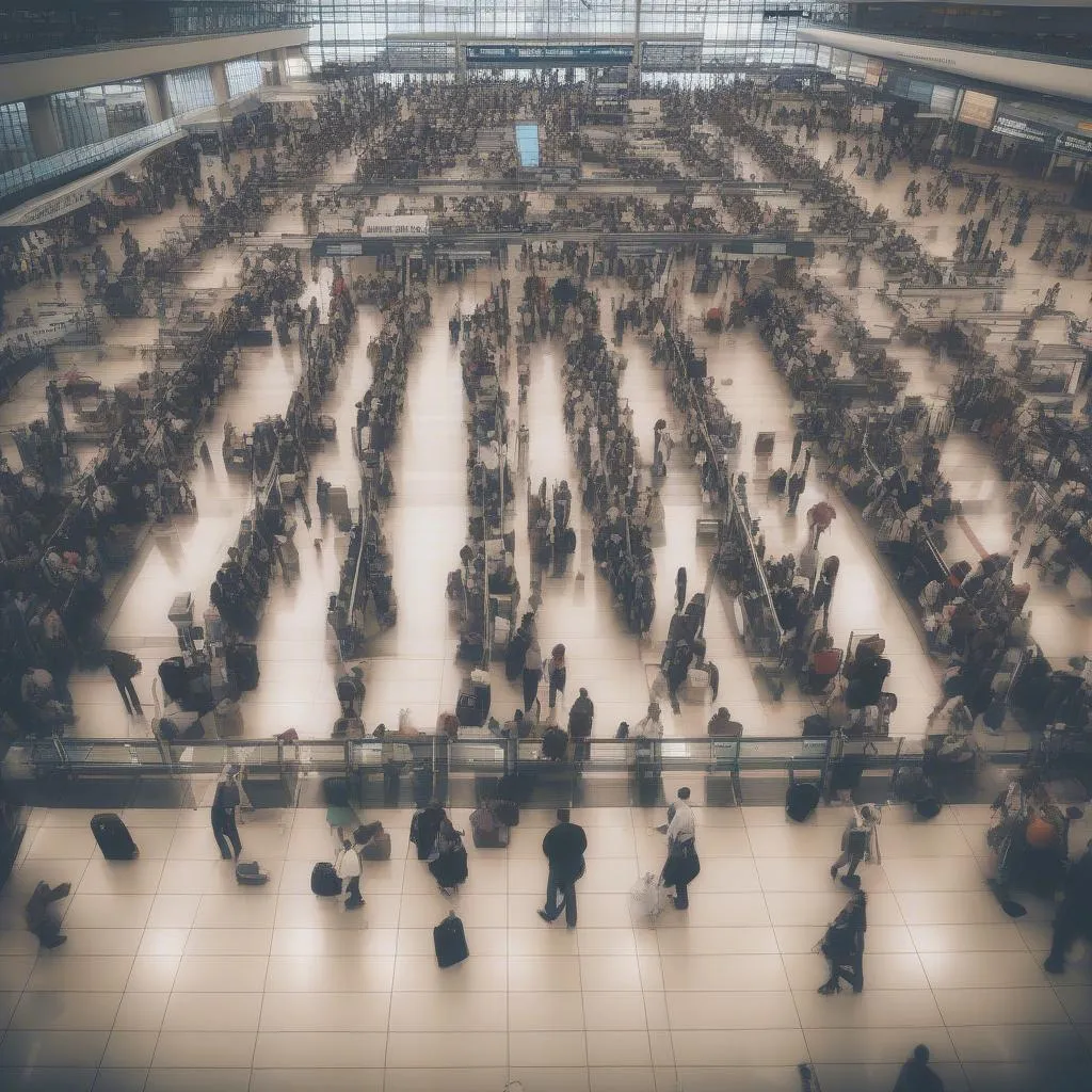 Crowded Airport