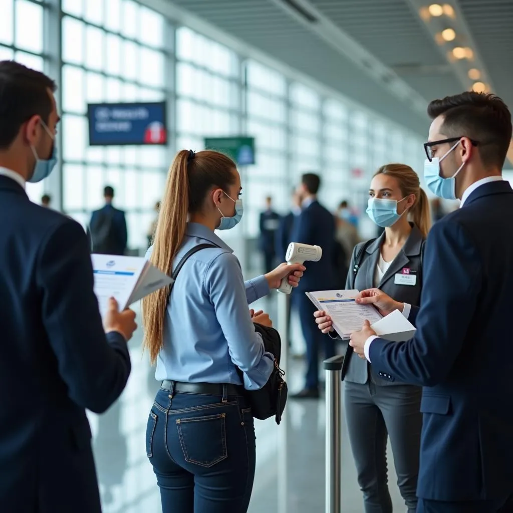 Airport Health Check Point