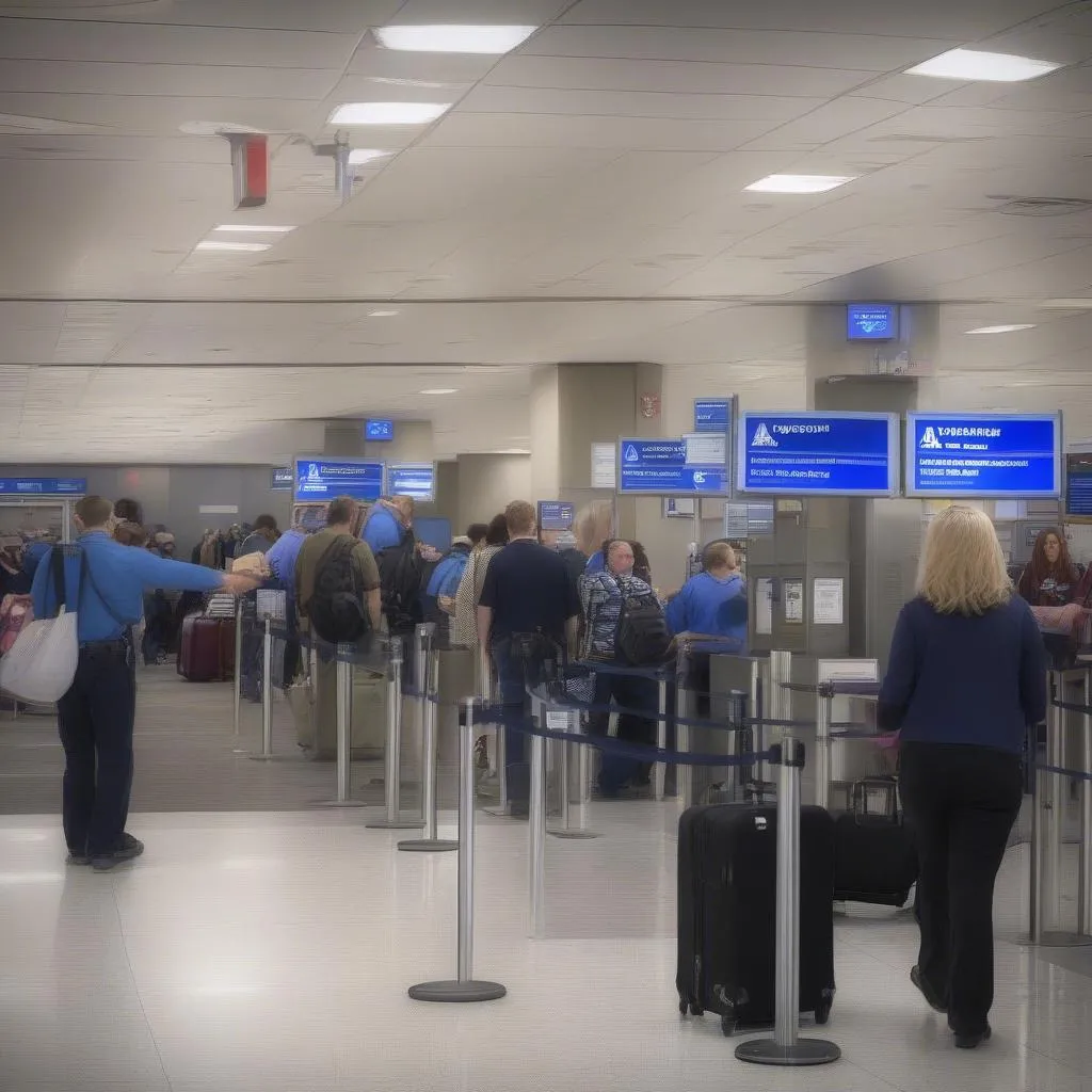 Airport security check