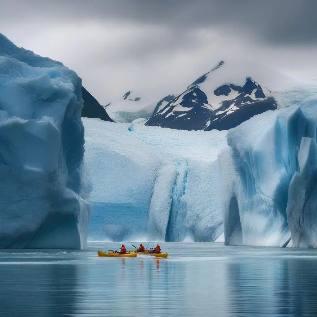 Majestic Alaskan Glaciers