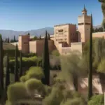 The Alhambra Palace in Granada, Spain