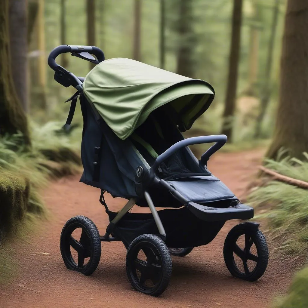 All-terrain stroller for adventurous travel