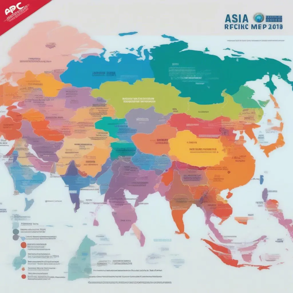 Map highlighting APEC economies with an ABTC