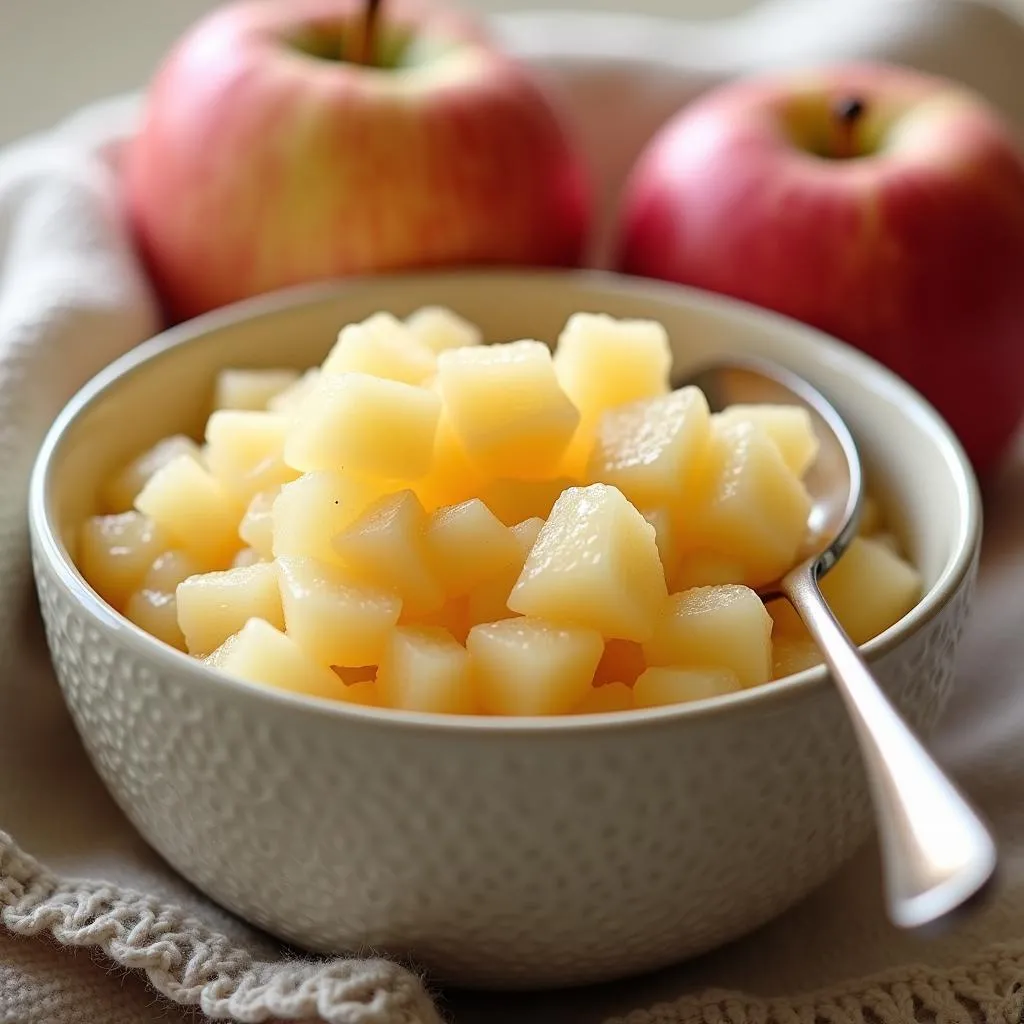 Homemade applesauce