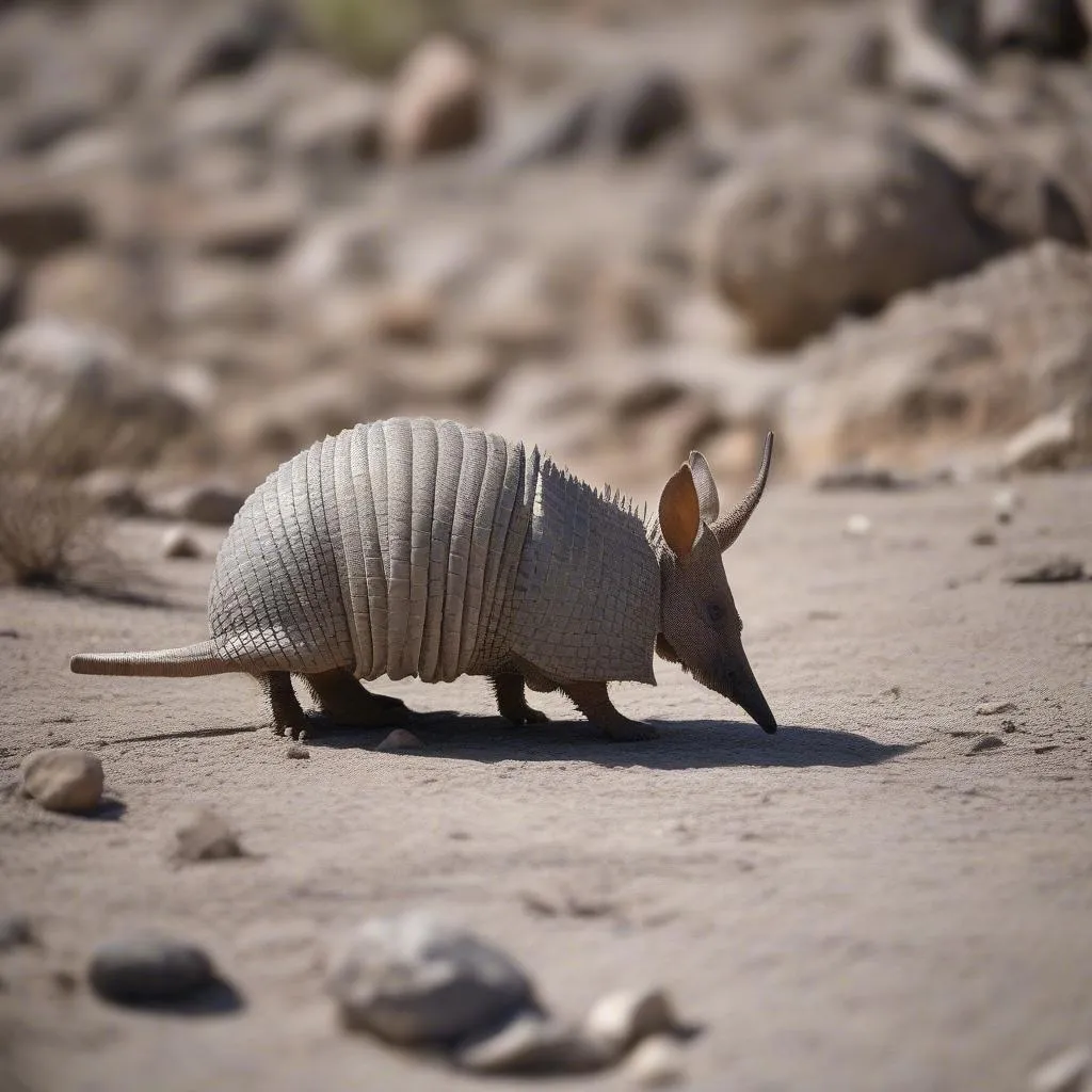 Armadillo Habitat in Mexico