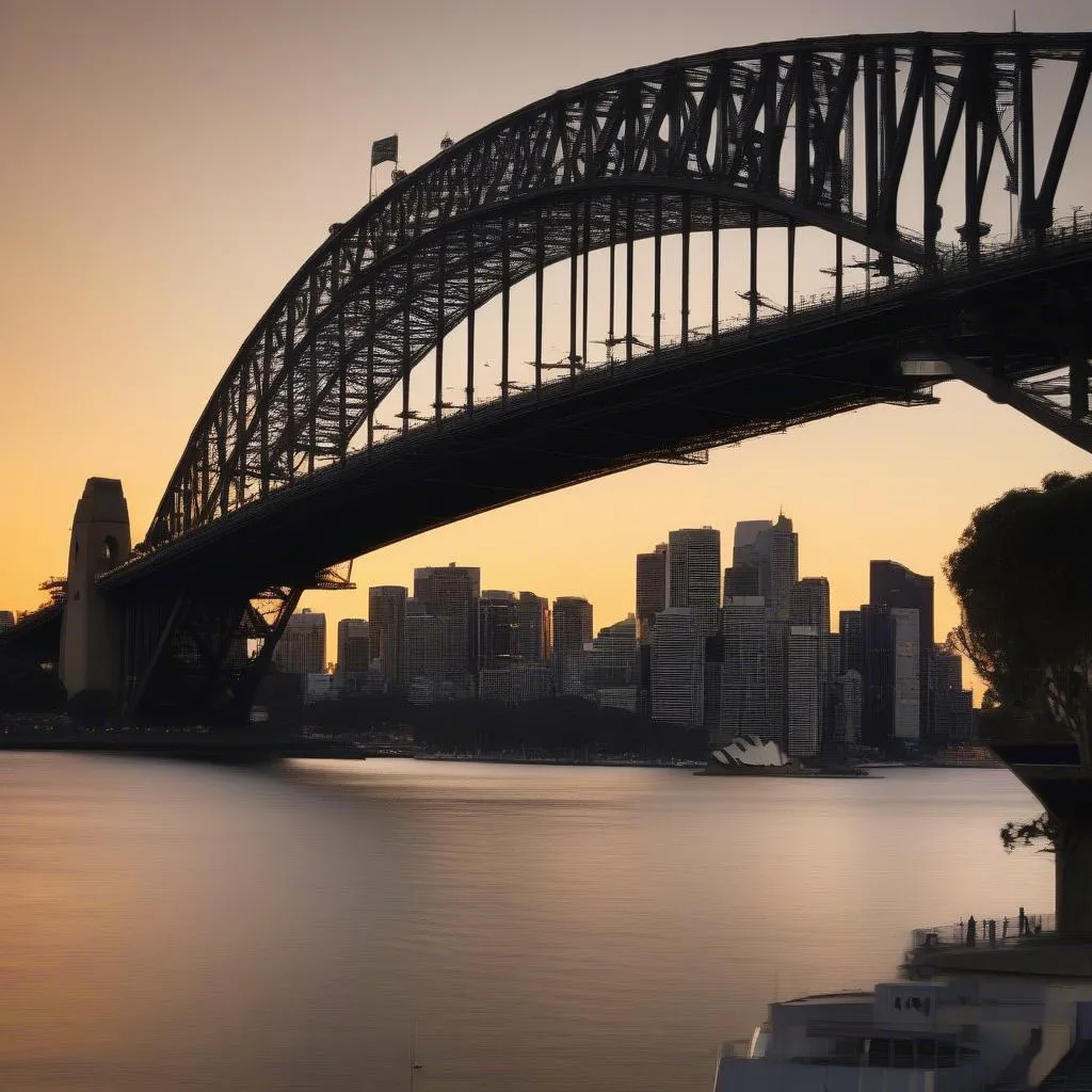 Sydney Harbour Bridge and Opera House