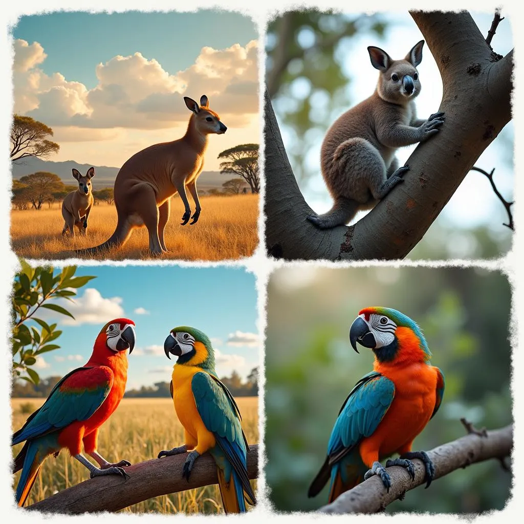 Diverse Australian Wildlife