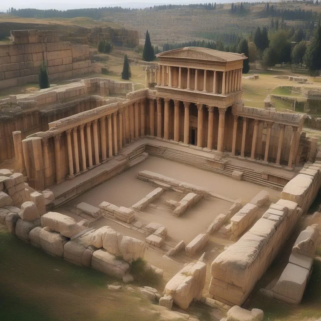 Ancient Roman Temples in Baalbek