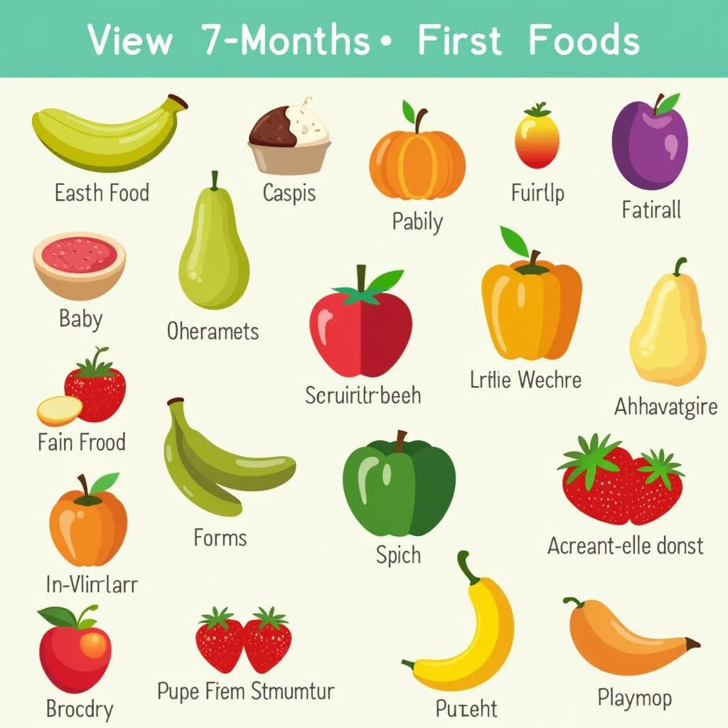 Baby First Food Guide: Fruits, Vegetables, and More