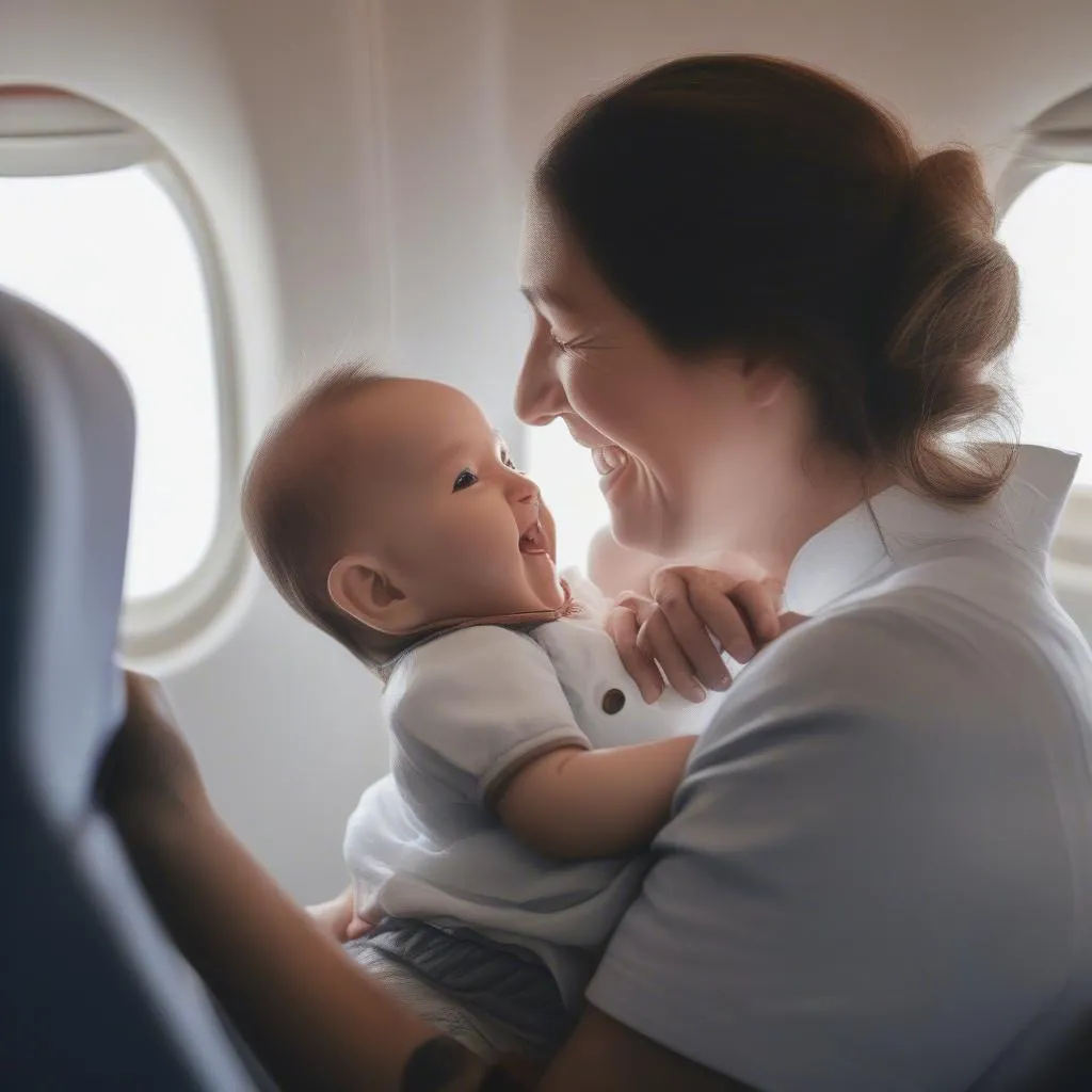 Baby on Airplane