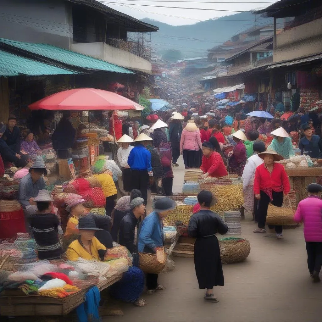 Bac Ha Market