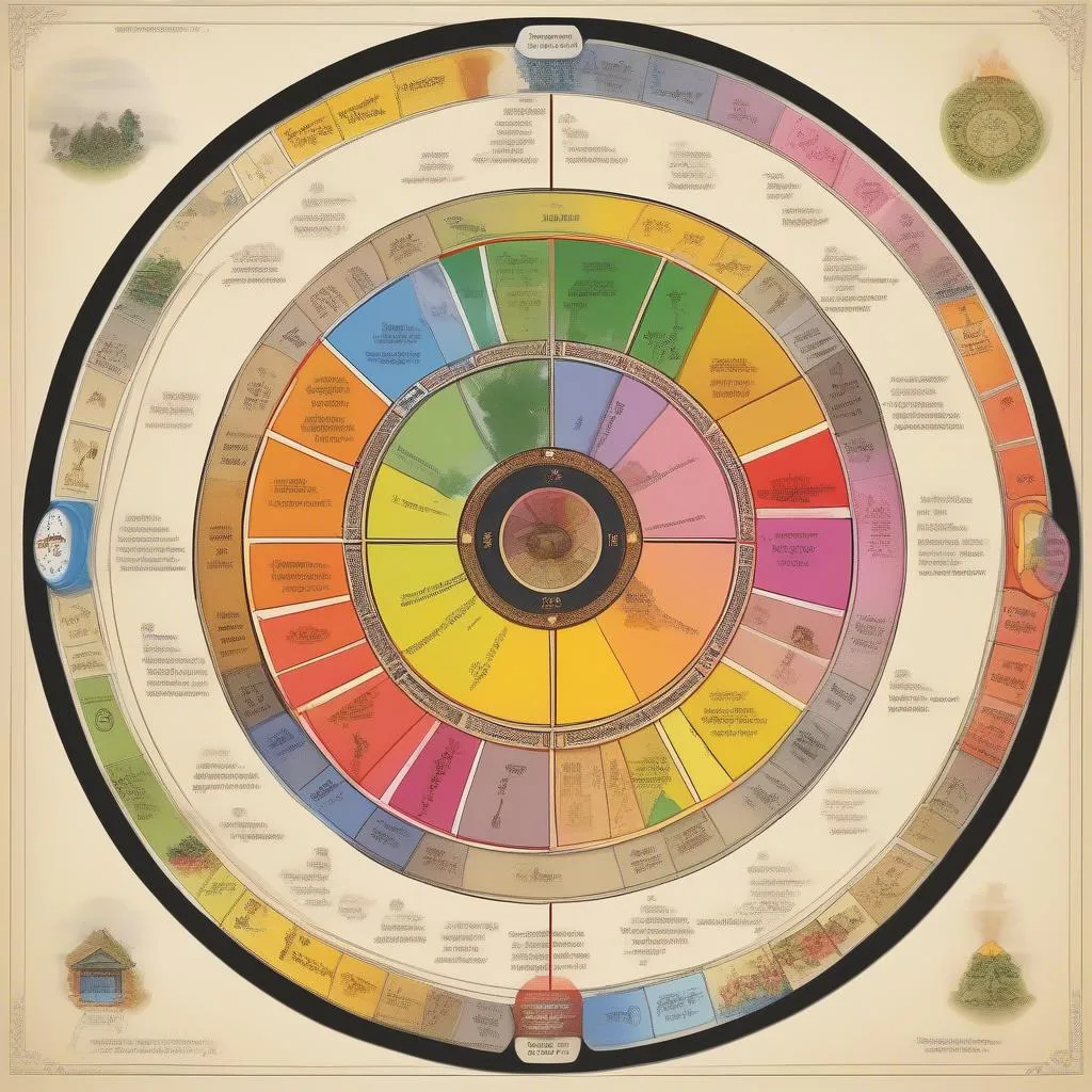 Bagua map with life areas 