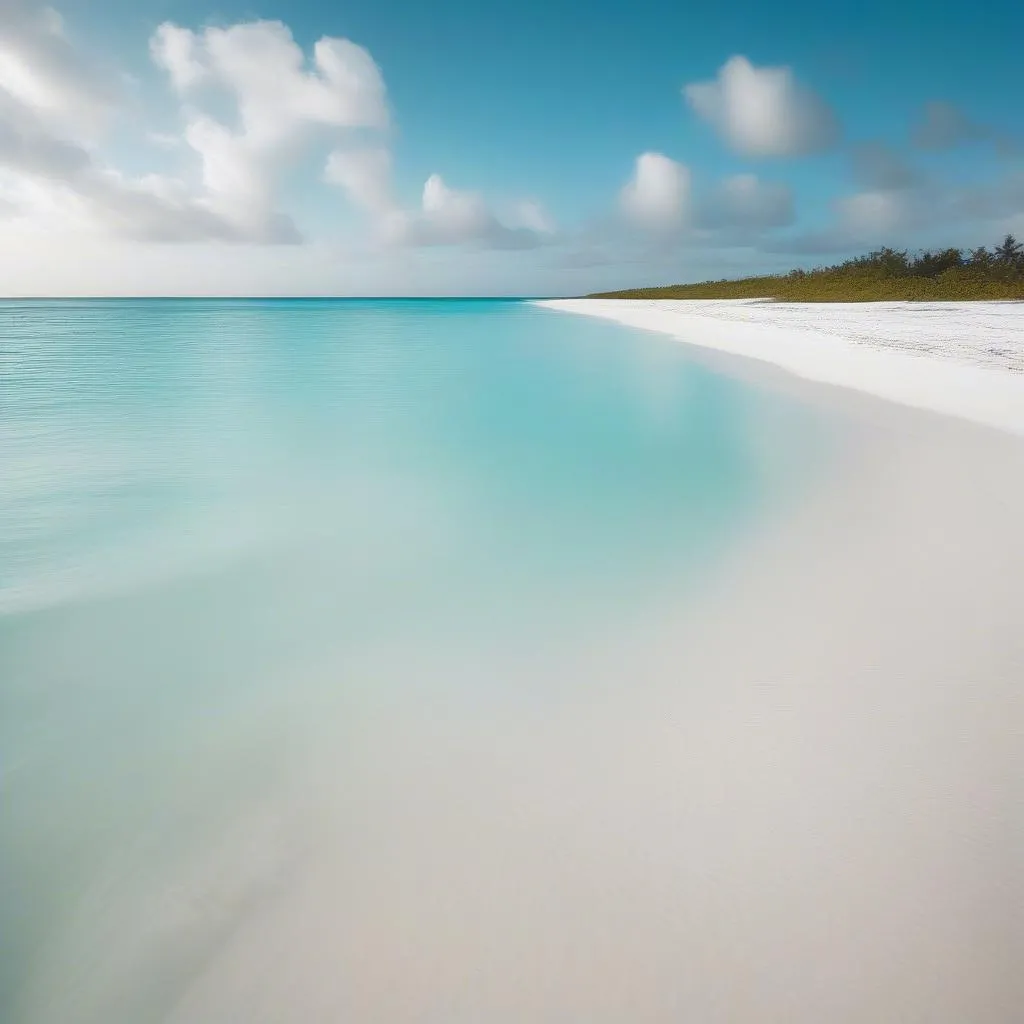 Beautiful beaches in Bahamas