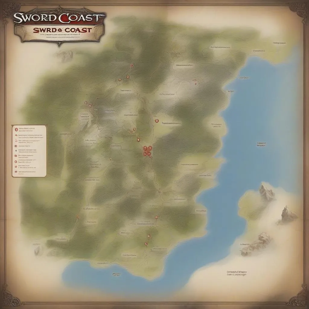 Sword Coast Map