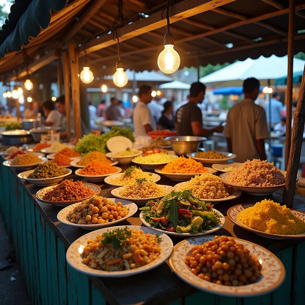 Bali street food market