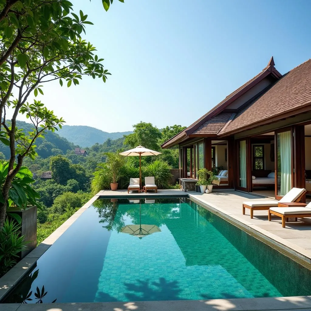 Luxury villa with private pool in Bali