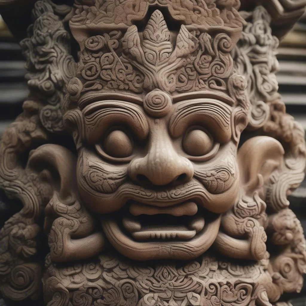 Balinese Temple Carving