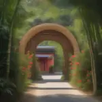 Entrance to Bamboo Village