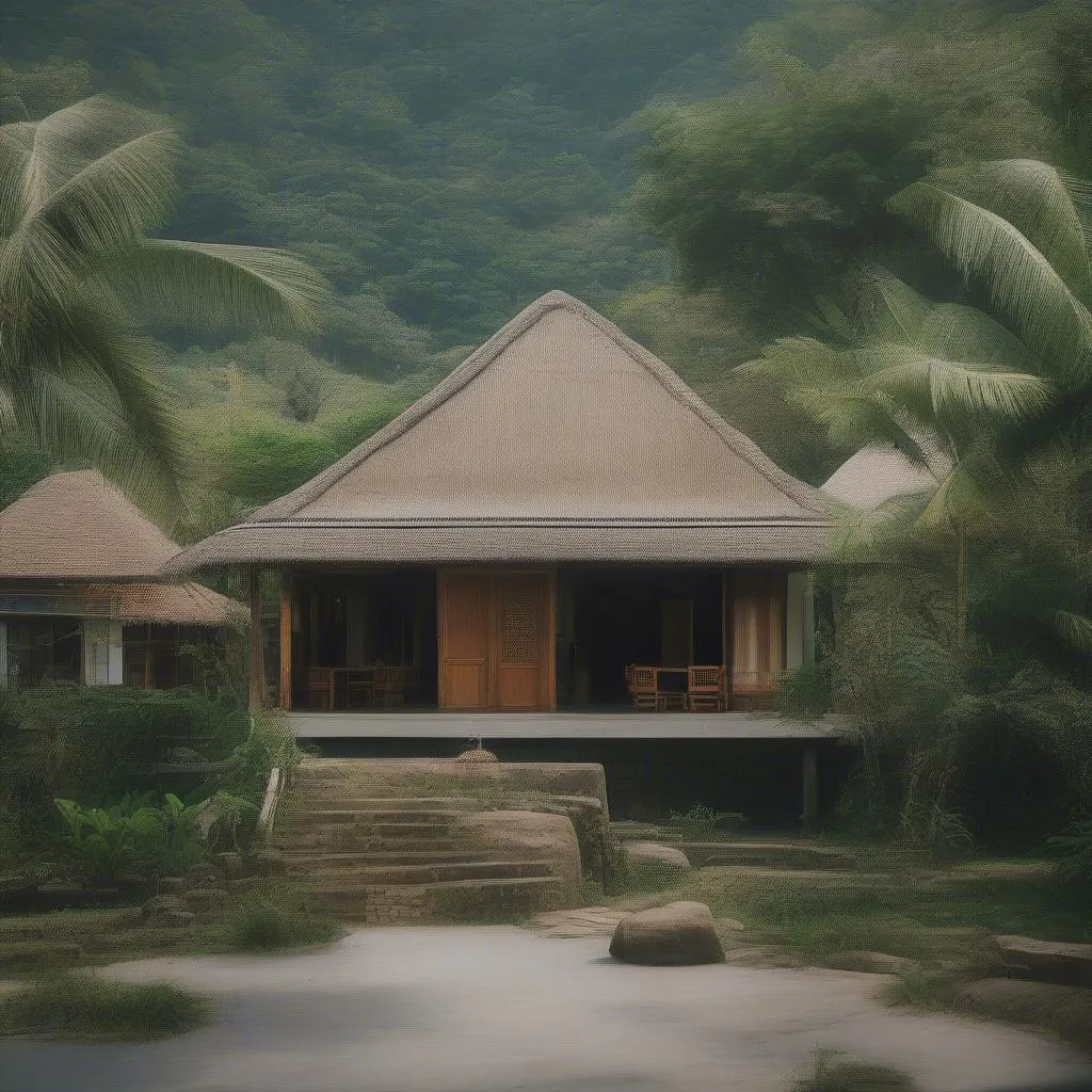 Bamboo village Vietnam