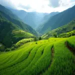 Breathtaking Banaue rice terraces in the Philippines