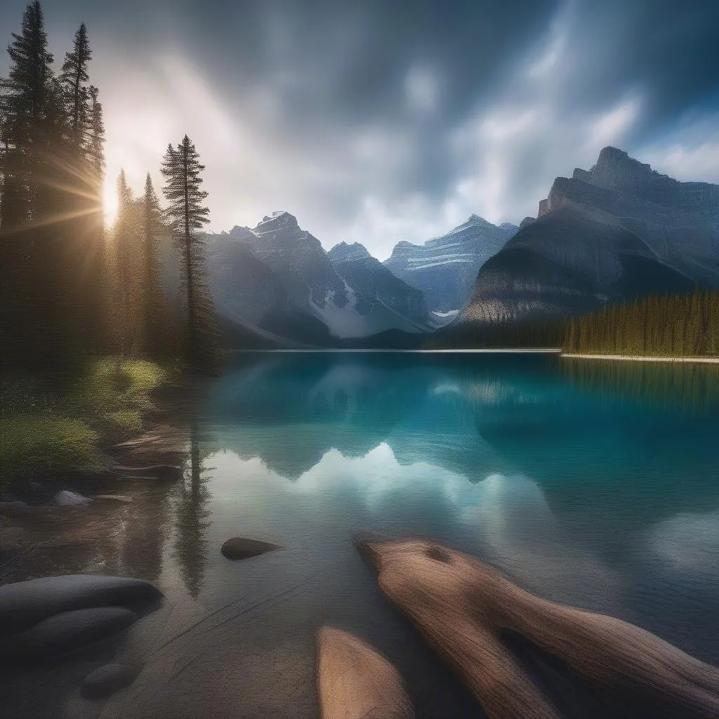 Scenic view of Banff National Park