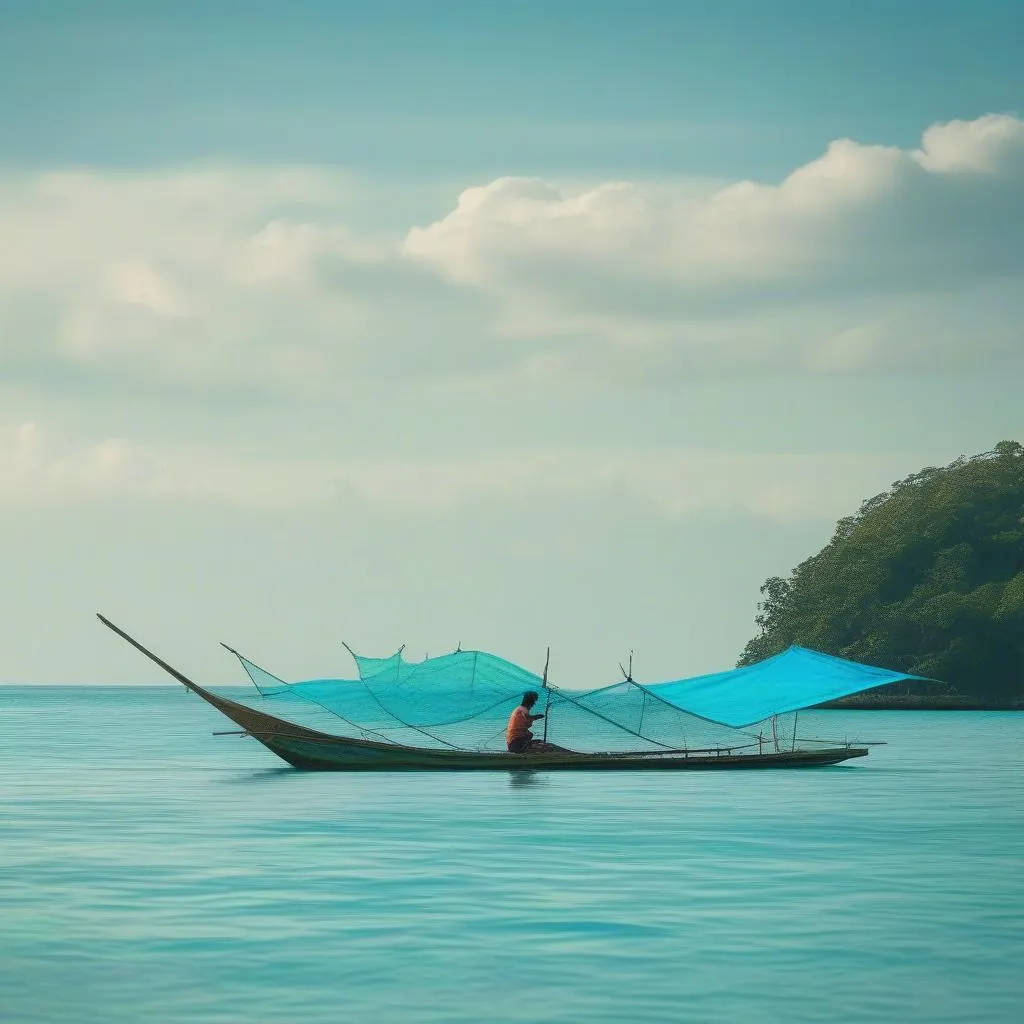 Traditional Bangka Boat in the Philippines