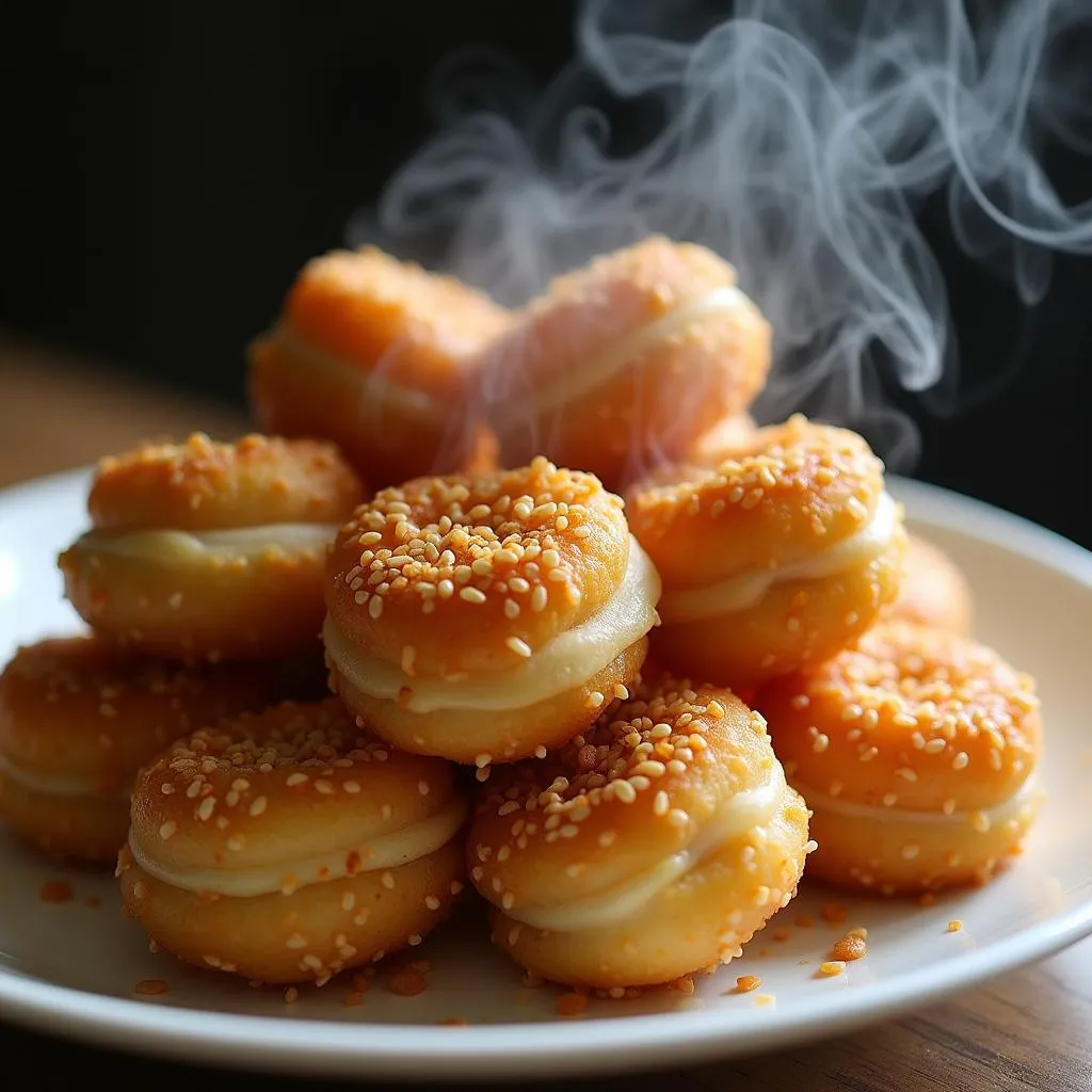 Vietnamese Banh Cam: Sweet and Savory Sesame Balls for Kids