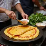 Crispy Banh Xeo in Hanoi